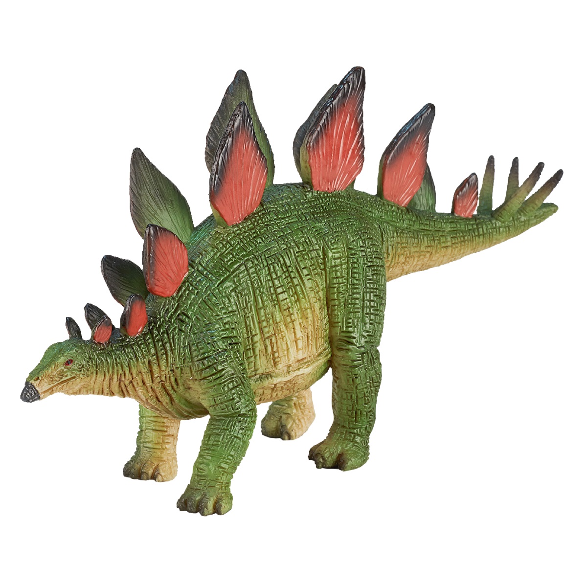 Фигурка Стегозавр зелёно-красный  