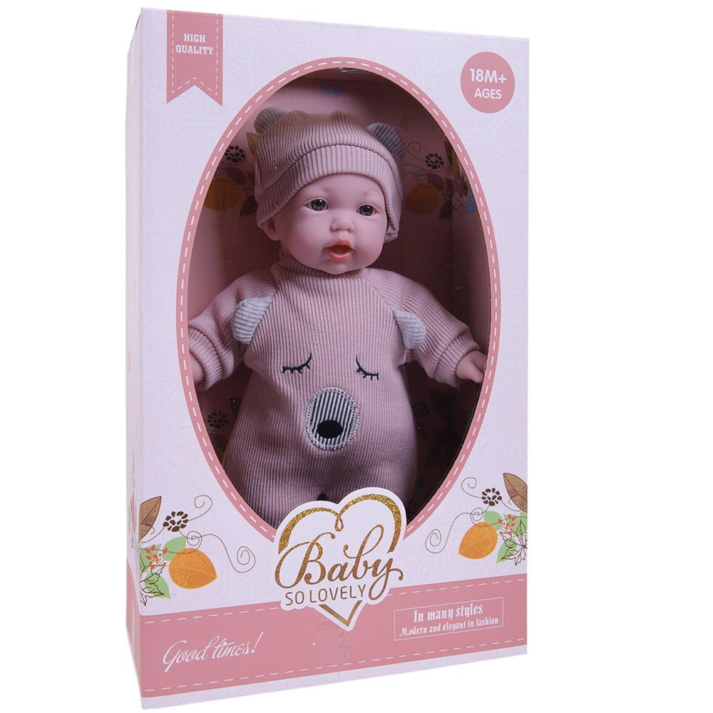 

Пупс - Baby So Lovely в розовом комбинезоне и шапочке, 28 см