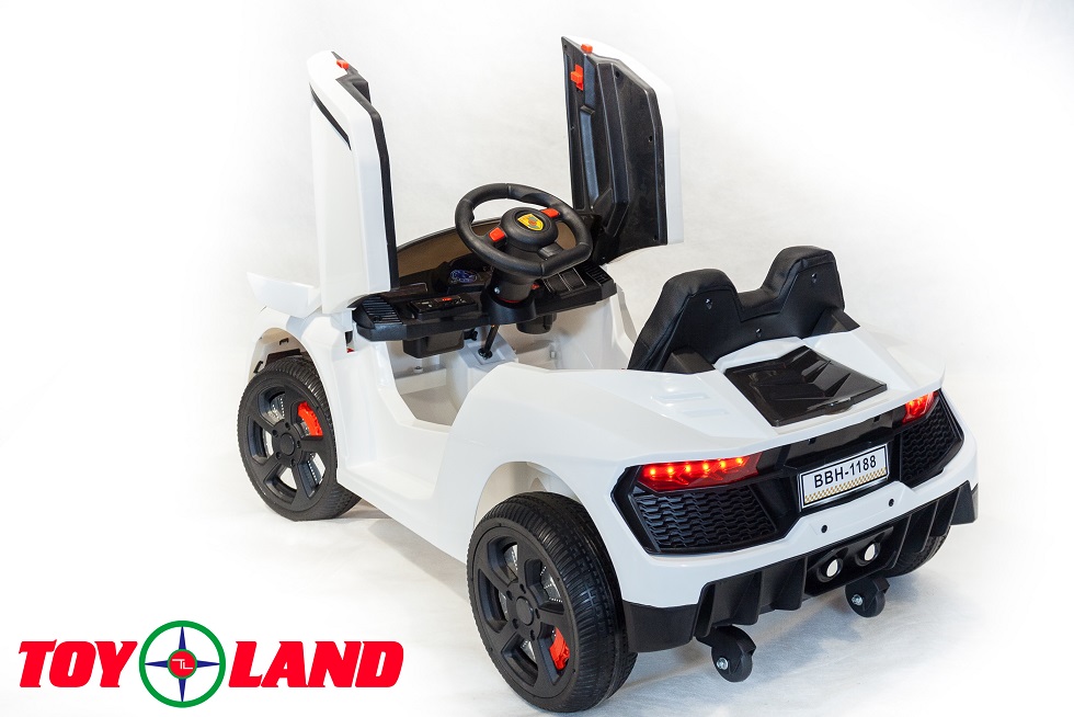 Электромобиль ToyLand Lambo BBH1188 белого цвета  