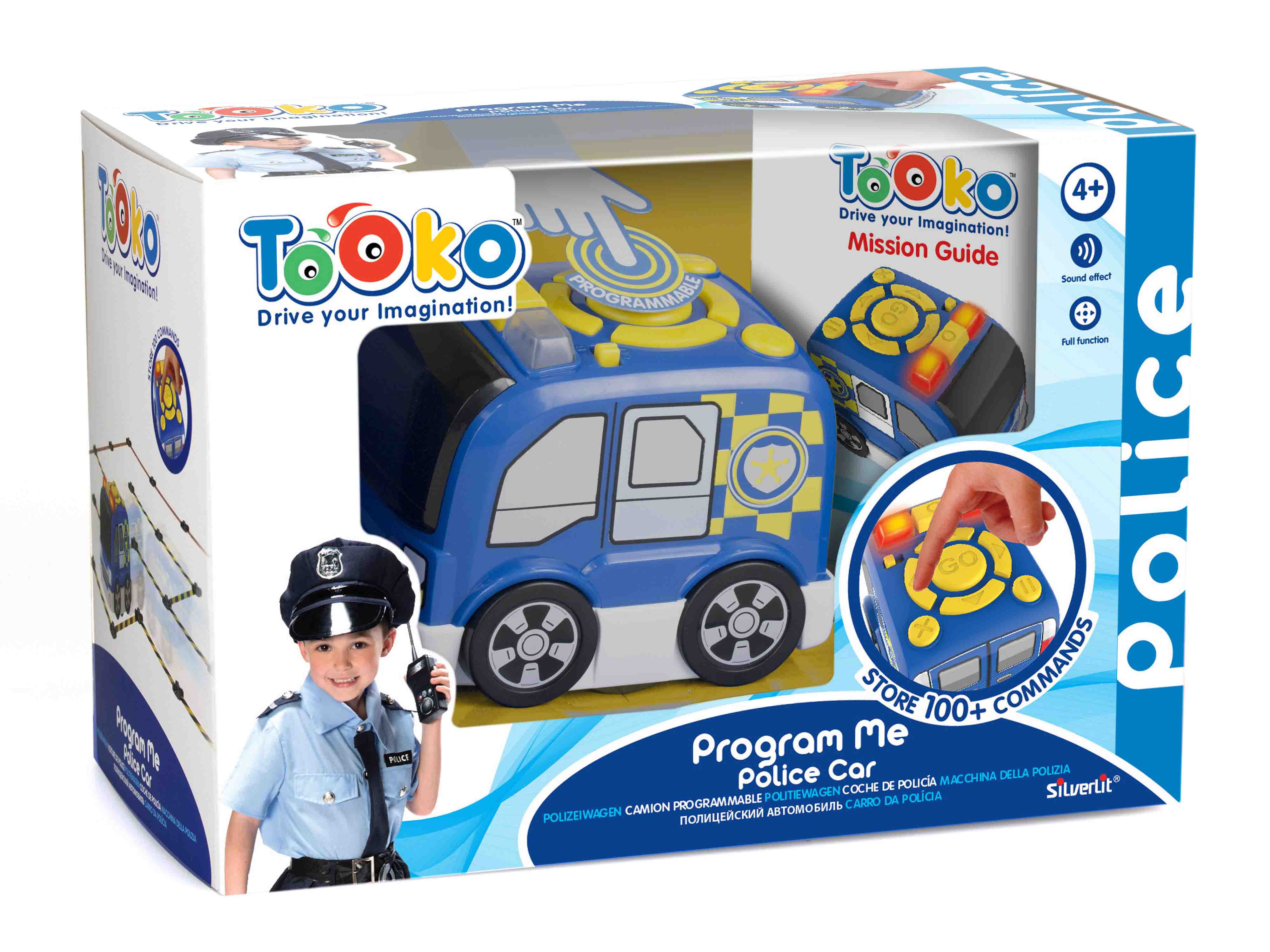Программируемая полицейская машина – Tooko, свет и звук  