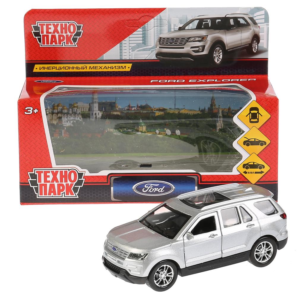 

Машина металлическая Ford Explorer 12 см, открываются двери, инерционная, цвет серебристый