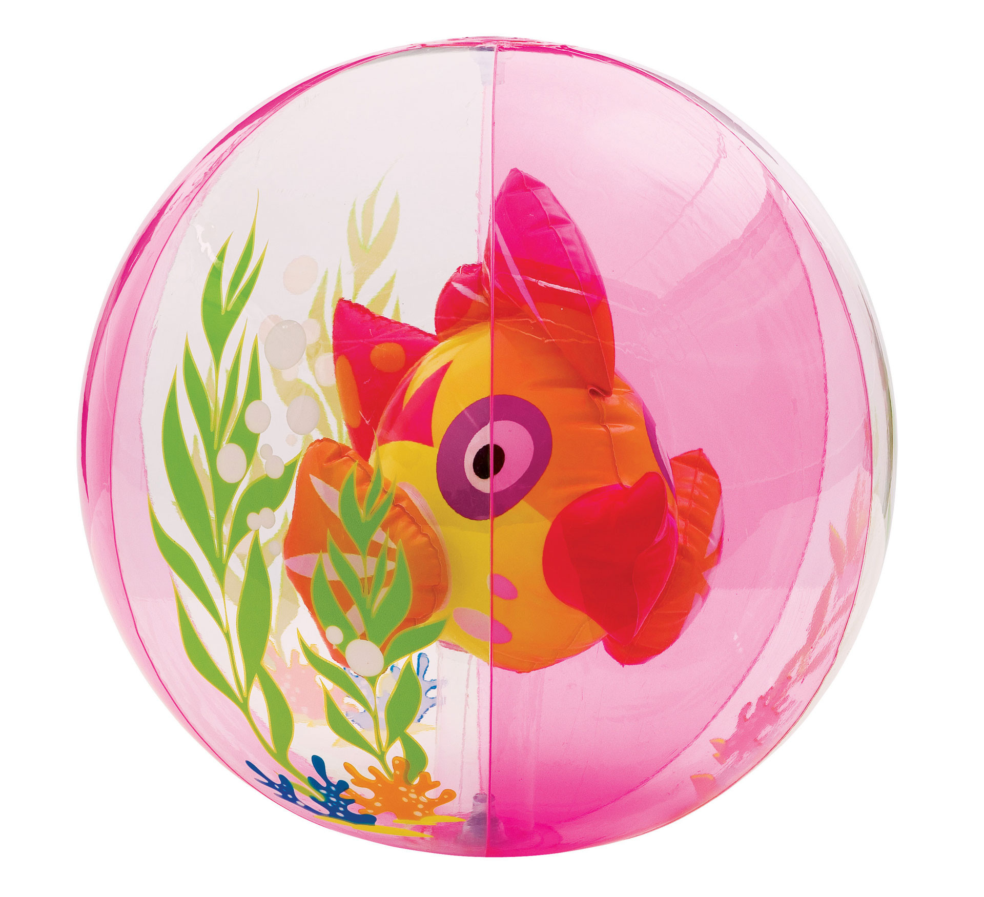 Мяч пляжный – Рыбки, диаметр 61 см  