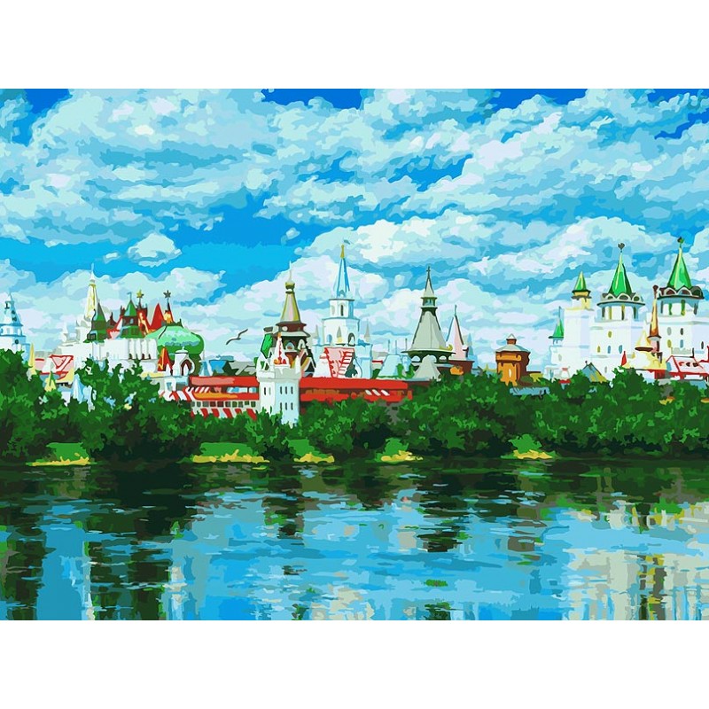 

Раскраски по номерам - Русское подворье, 40 х 30 см