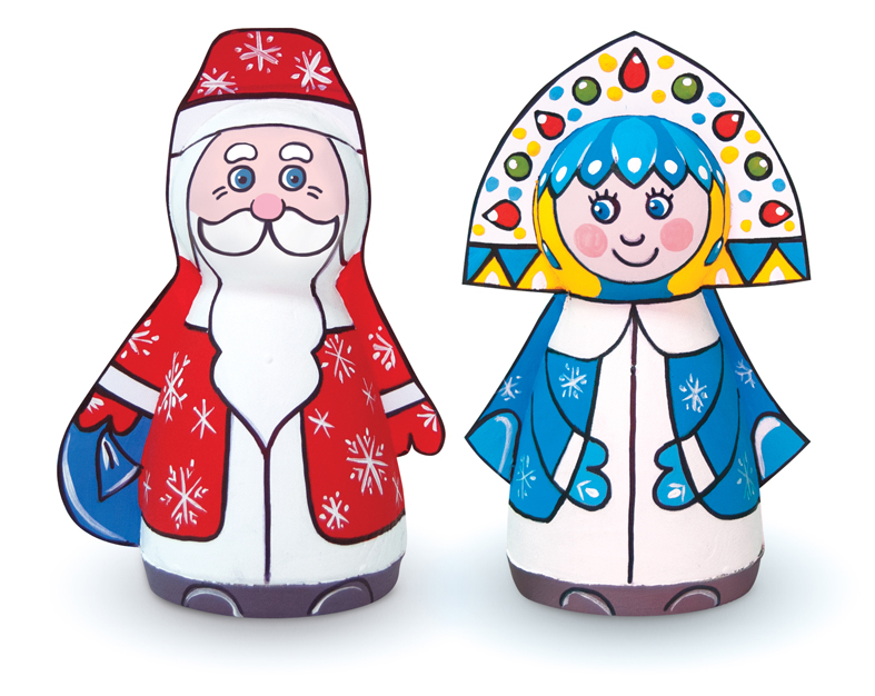 Набор Шар-Папье - Дед Мороз и Снегурочка   