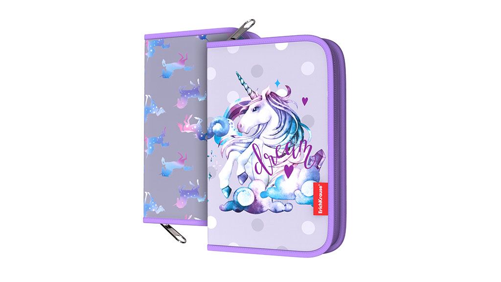 

Пенал-книжка ErichKrause® - Dream Unicorn, без наполнения