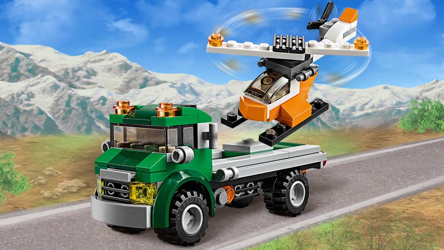 Lego Creator. Перевозчик вертолета  
