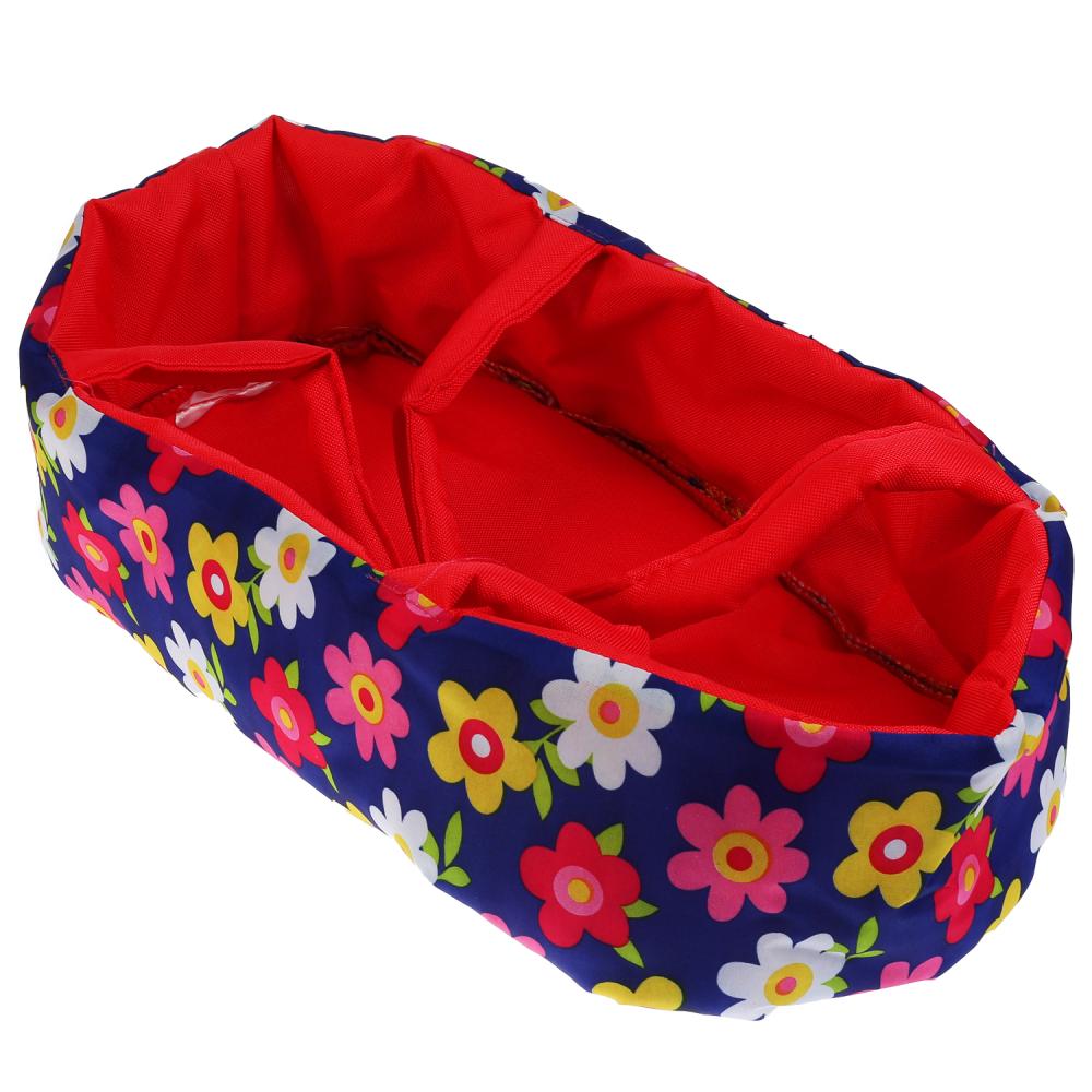 Коляска-люлька Карапуз металлическая с корзиной  