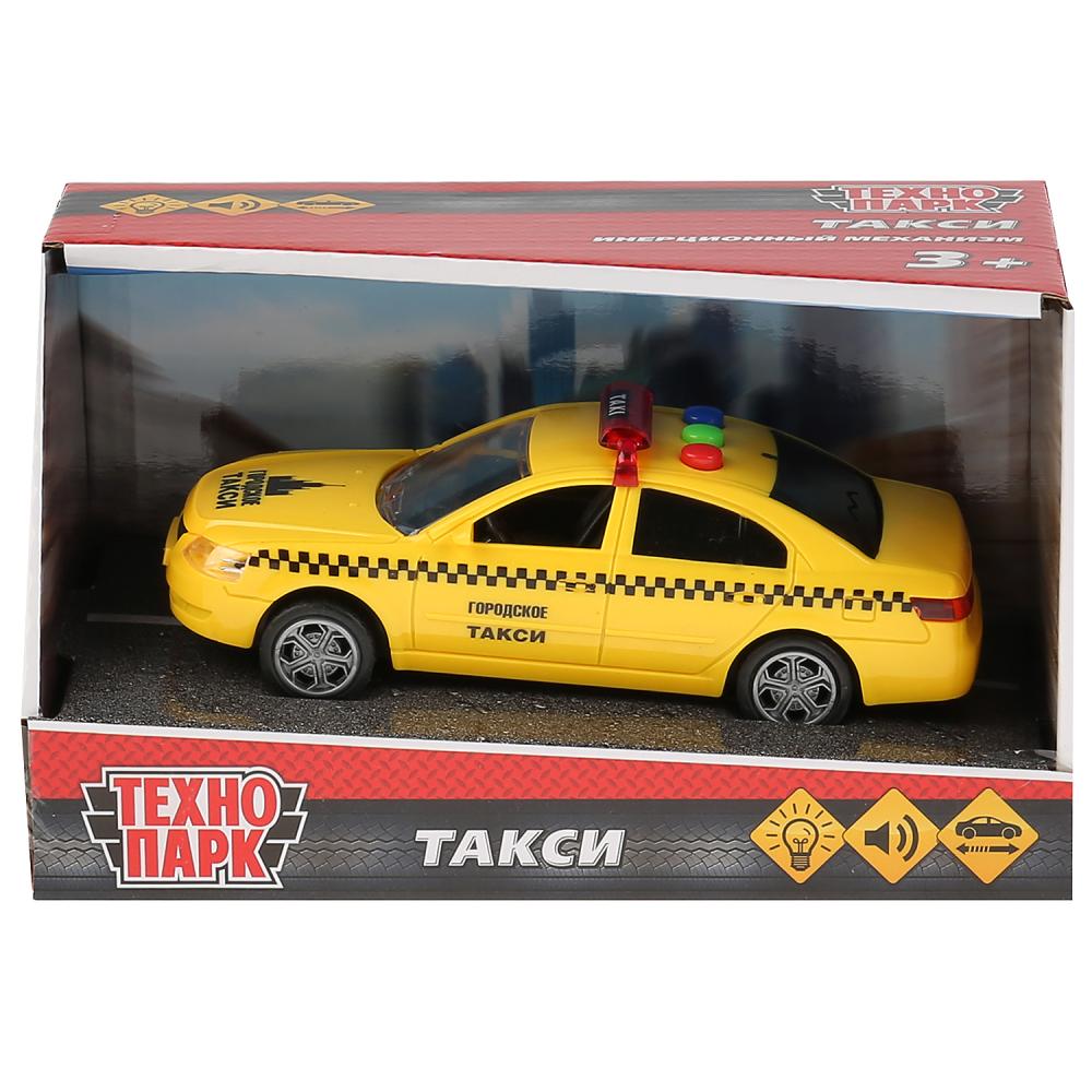 Инерционная модель – Такси, 14,5 см, свет и звук  