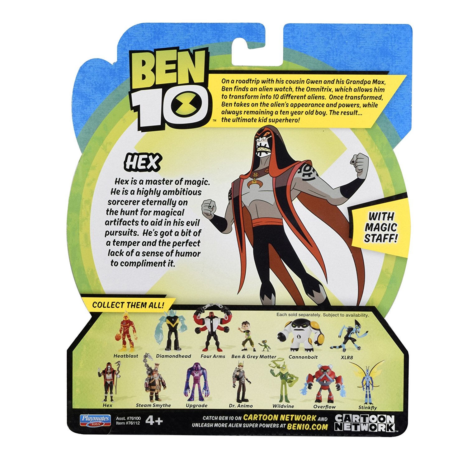 Фигурка Ben 10 - Хекс 12,5 см  