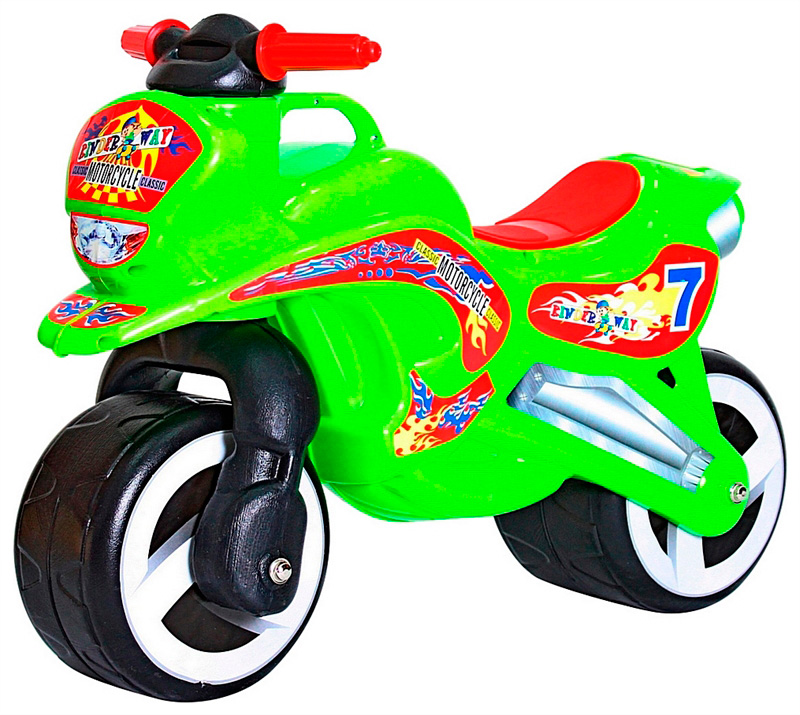 

Беговел 11-006 Motorcycle 7, зеленый