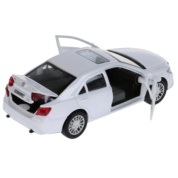 Металлическая инерционная машина - Toyota Camry, цвет белый, длина 12 см  