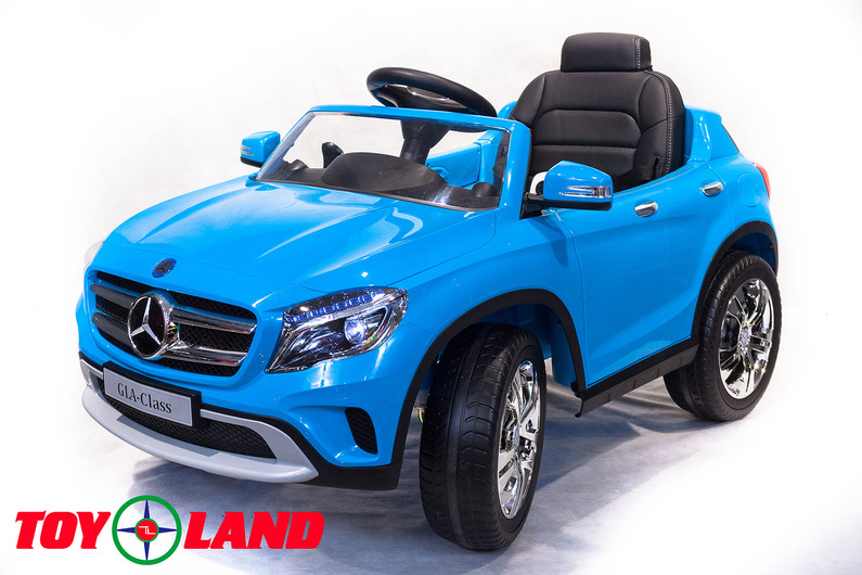 

Электромобиль – Mercedes-Benz GLA R653, синий, свет и звук