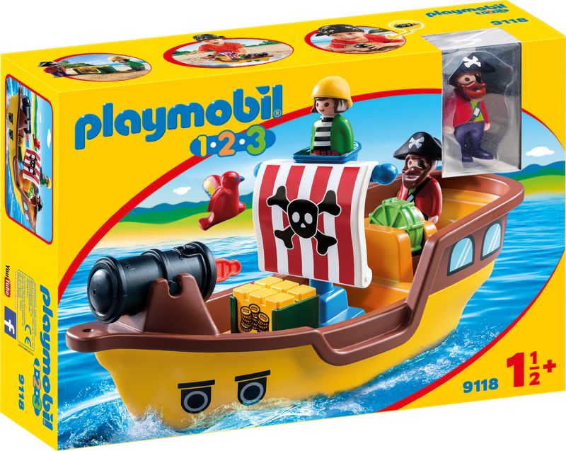 

Игровой набор из серии 1.2.3. - Пиратский корабль