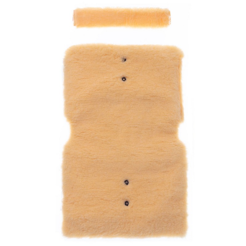 Муфта меховая для коляски Nuovita Alaska Pesco Blu scuro/Темно-синий  