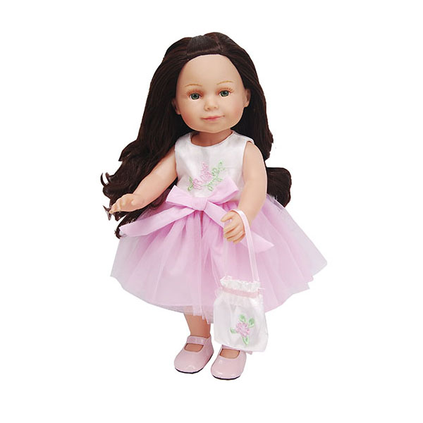 Кукла в розовом платье 40 см с аксессуарами  