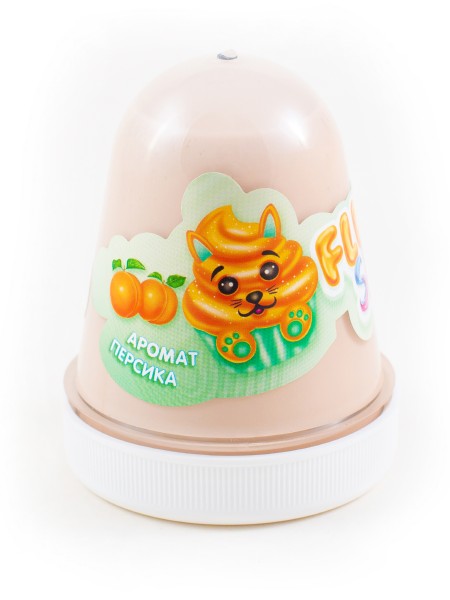 

Слайм Monster's slime fluffy, коричневый персик