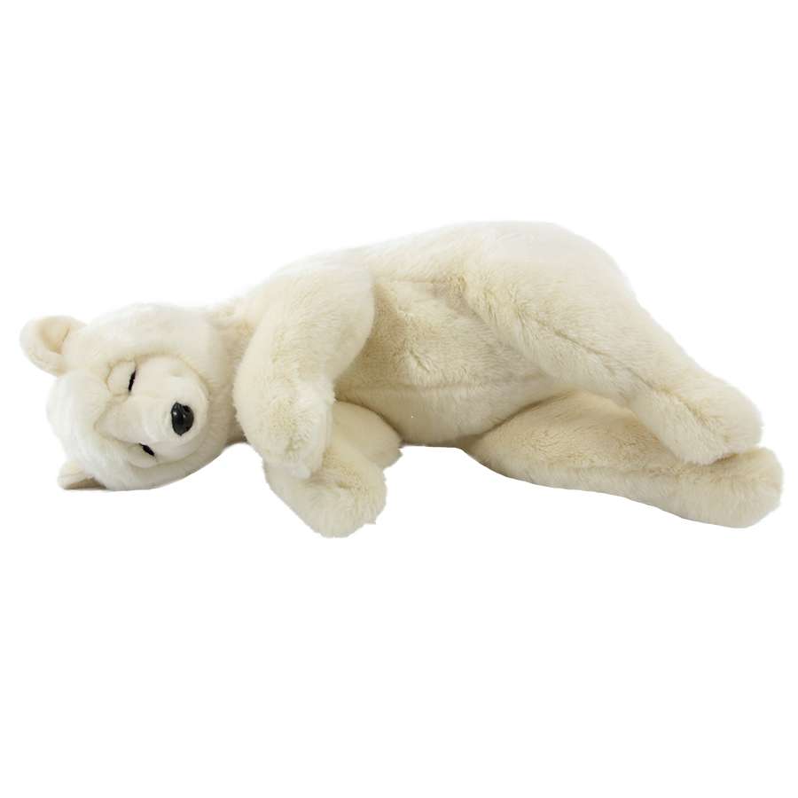 Мягкая игрушка - Белый медведь спящий, 75 см.  