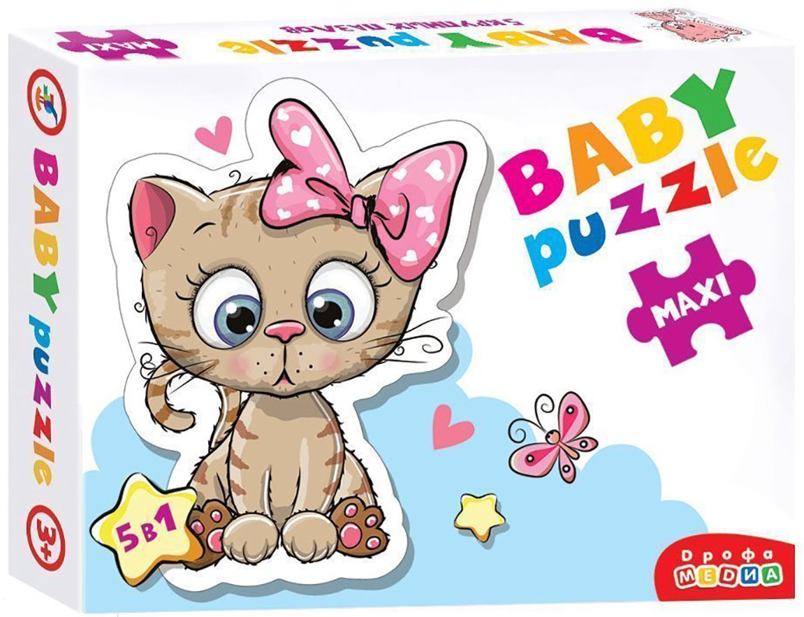 Пазл из серии Baby Puzzle – Котята, 5 в 1  