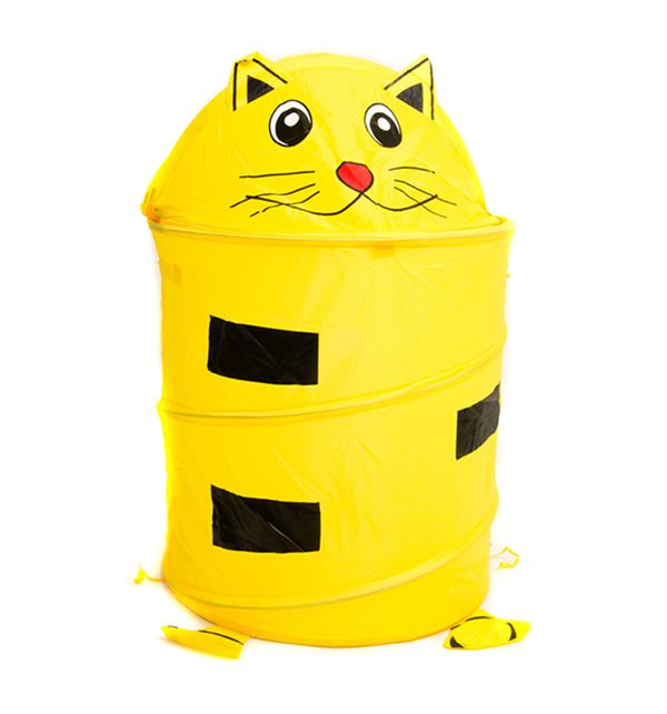 Корзина для игрушек - Кот, ткань пвх, размер 35 х 40 см.