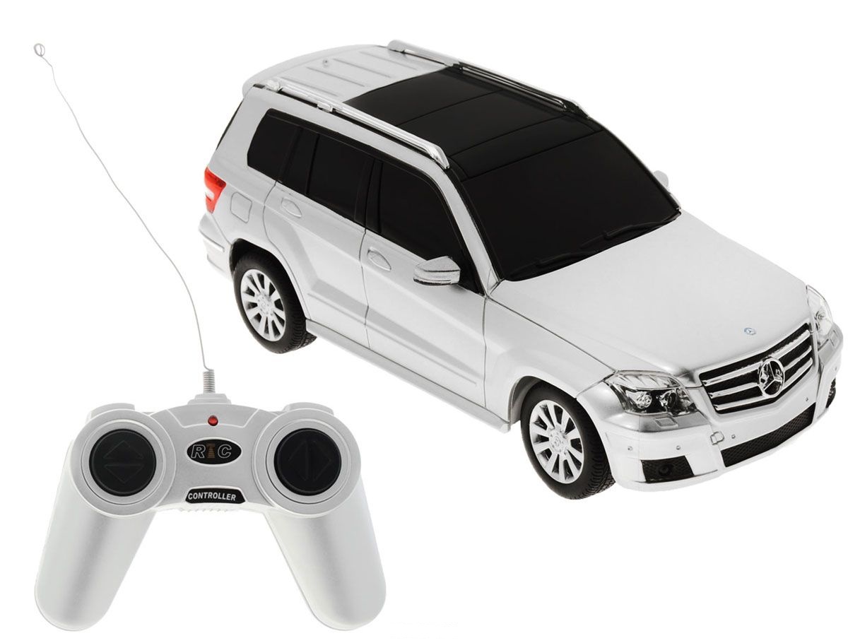 

Машина на р/у - Mercedes GLK, цвет серебряный, 1:24