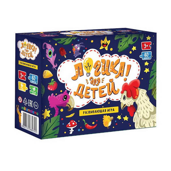 

Развивающая игра Лото-парочки Логика для малышей