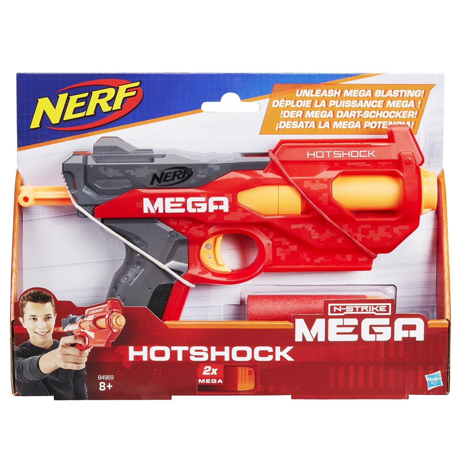 Nerf Нерф Мега. Бластер ЭнСтрайк Мега Хотшок  