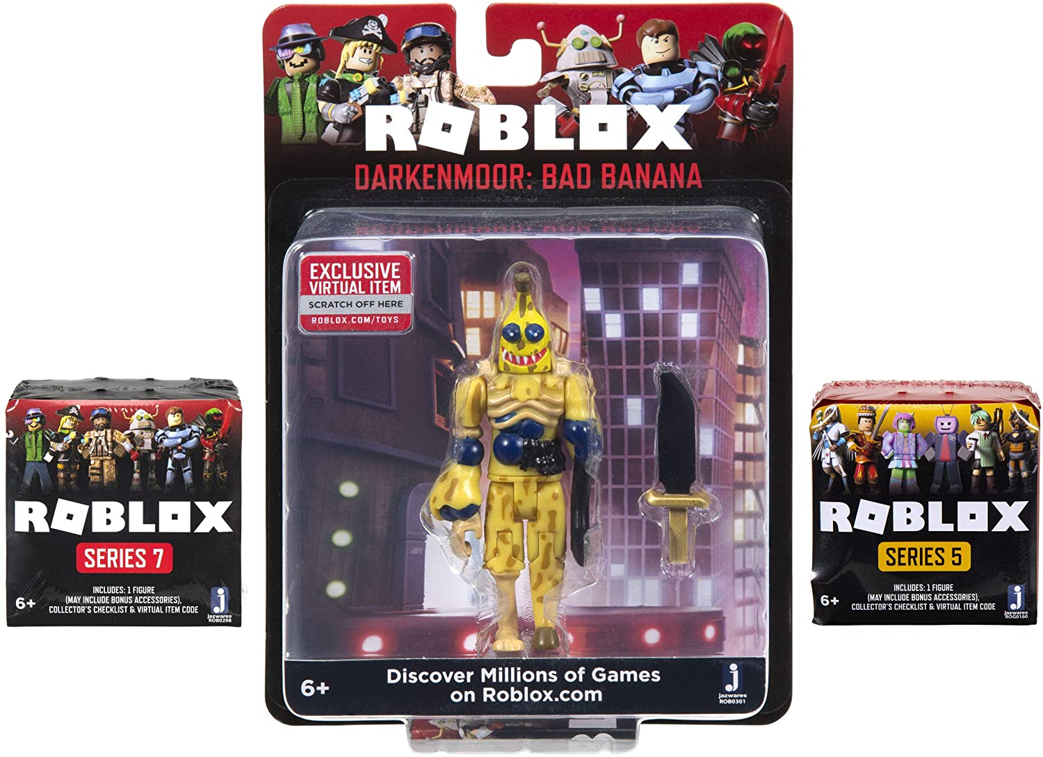 Игровой набор Roblox - Фигурка героя Darkenmoor: Bad Banana Core с аксессуарами  