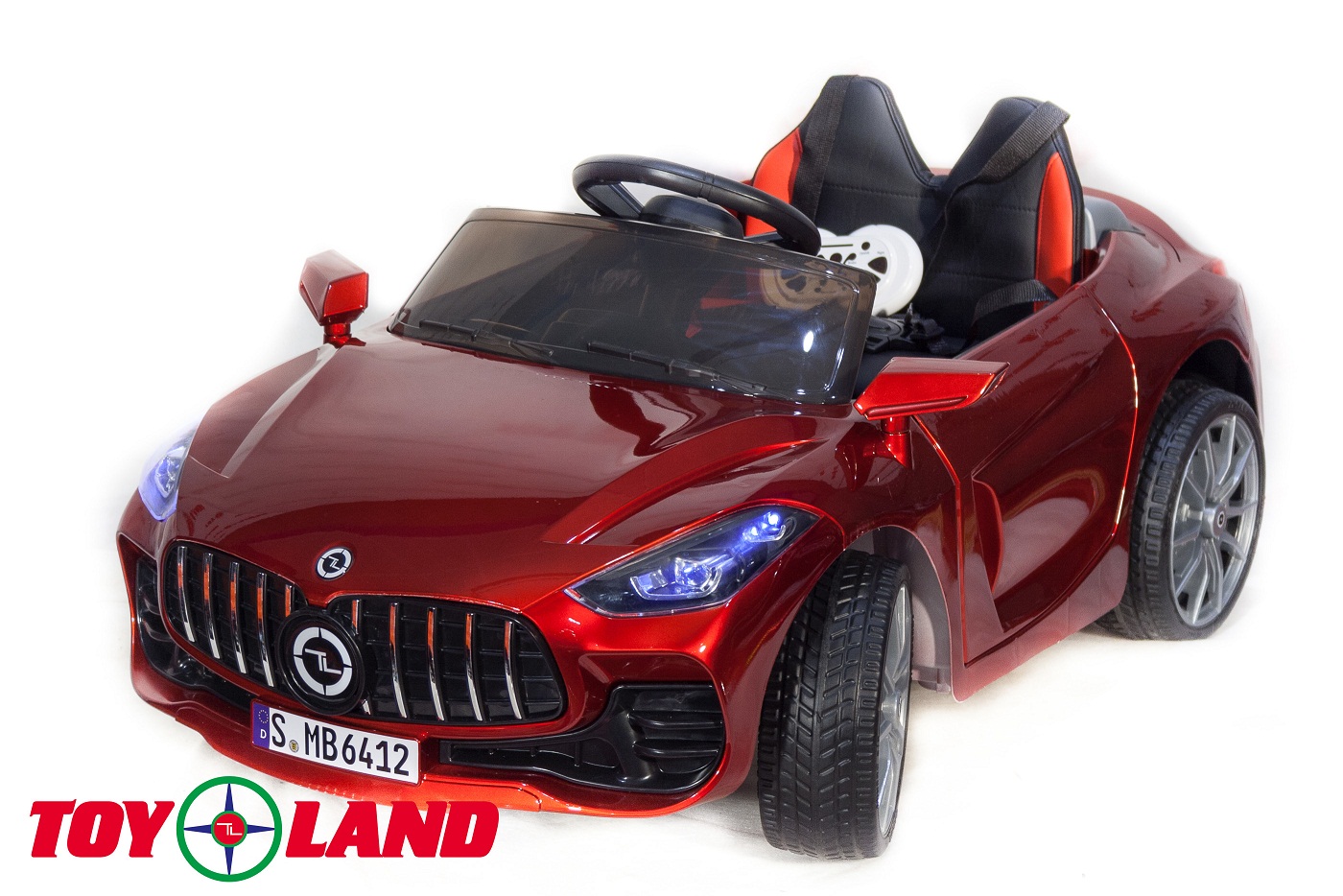 

Электромобиль Mercedes Benz sport YBG6412, красный