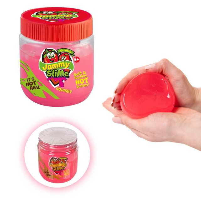 

Слайм - Jammy Slimer - Фруктовый конфитюр, цвет розовый