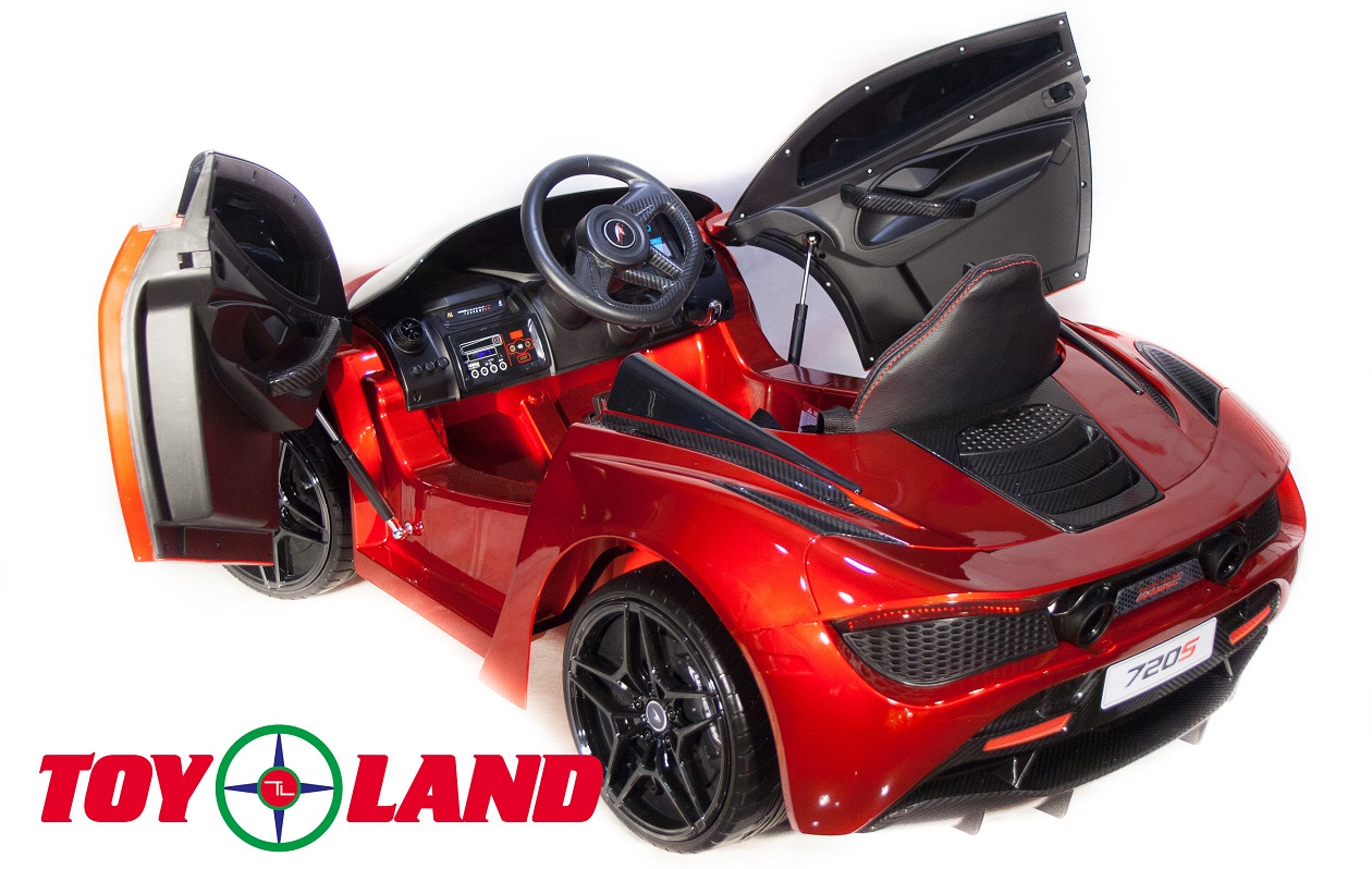 ToyLand Электромобиль Mclaren DKM720S красного цвета 