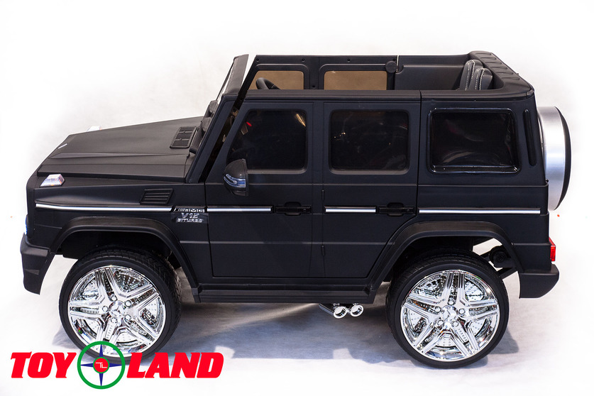 Электромобиль Mercedes Benz G65, цвет - черный матовый  
