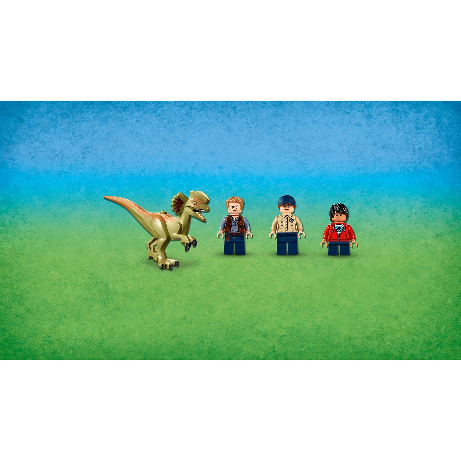 Конструктор Lego Jurassic World - Побег дилофозавра  