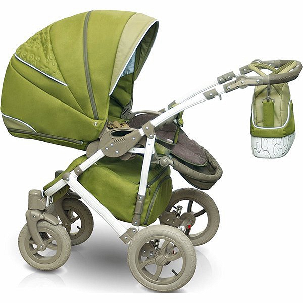 Детская коляска Camarelo Figaro 2 в 1, салатовая  