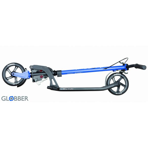 Самокат Globber My Too One К180 by Kleefer инновация - складной механизм с тормозом, blue  