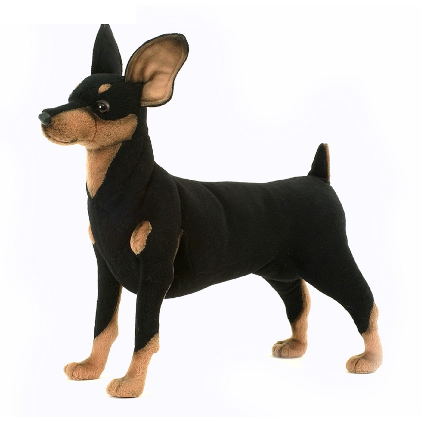 Мягкая игрушка – Собака породы цвергпинчер, 43 см  