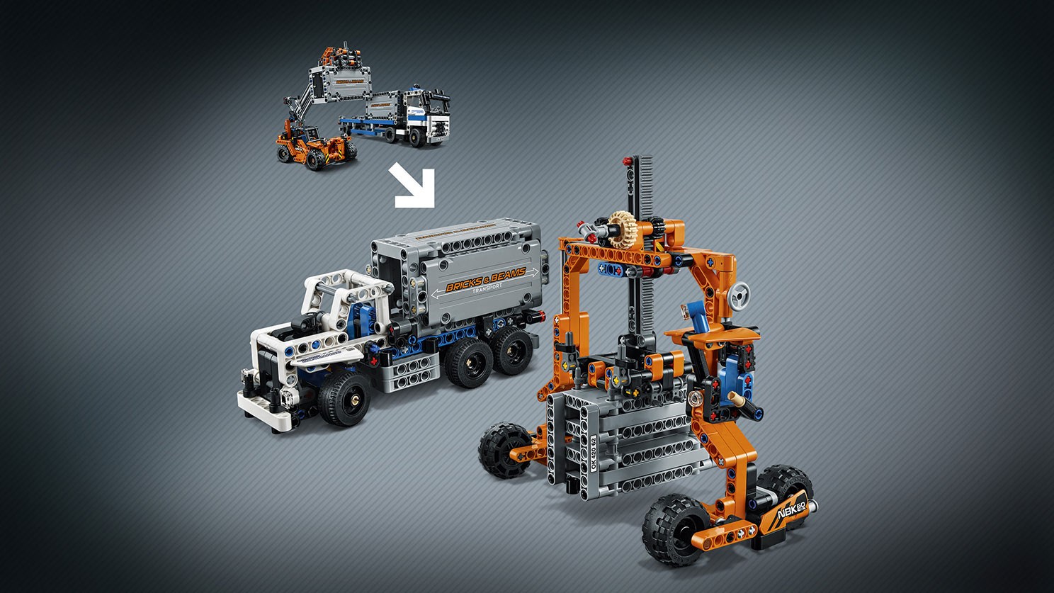 LEGO Technic. Контейнерный терминал   