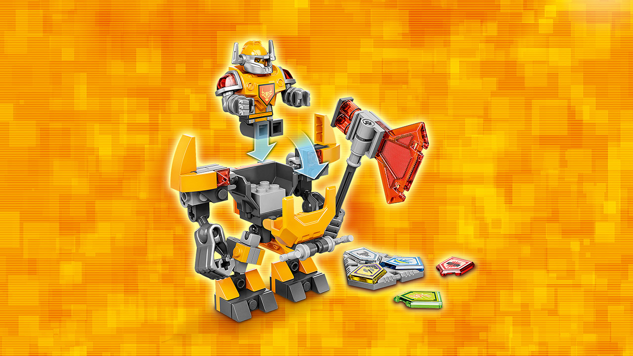 Lego Nexo Knights. Боевые доспехи Акселя  