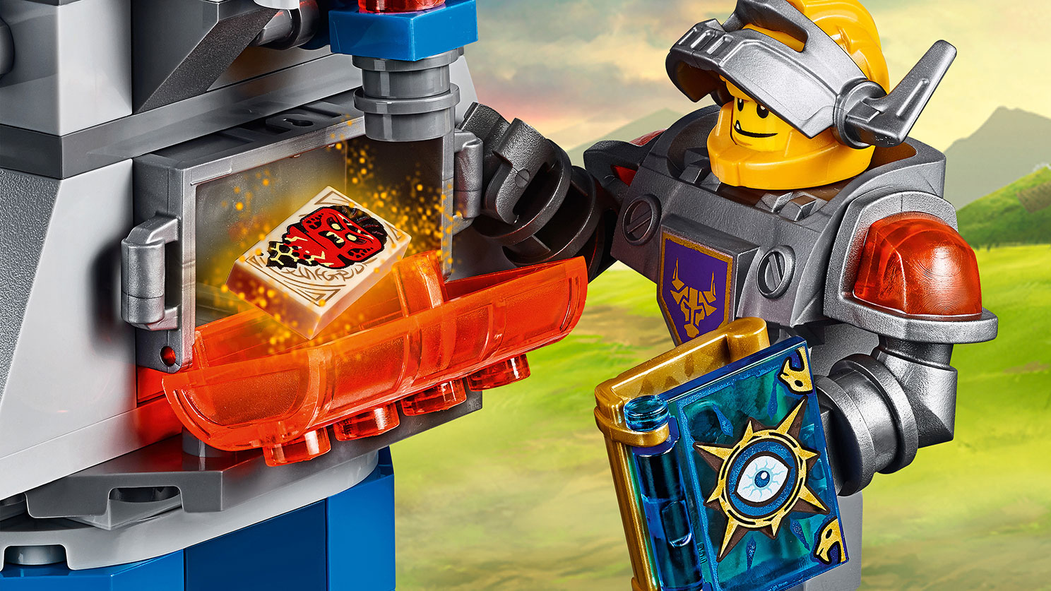 Lego Nexo Knights. Башенный тягач Акселя  