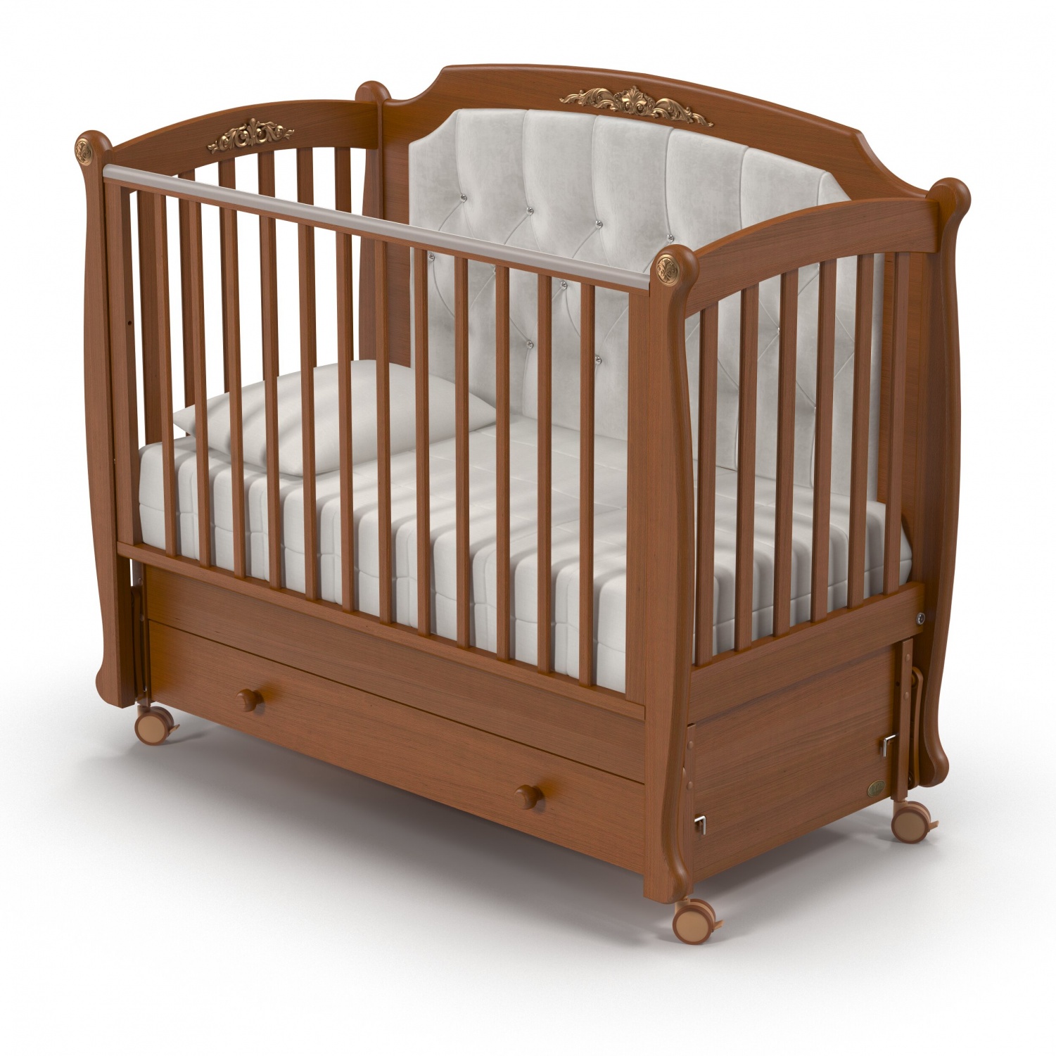 

Детская кровать Nuovita Furore Swing продольный, noce scuro/темный орех
