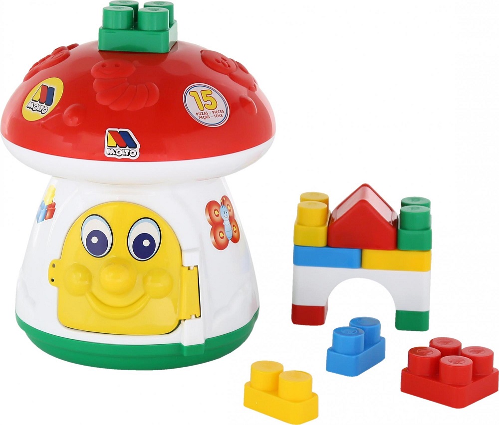

Развивающий игровой центр «Гриб-конструктор» Molto