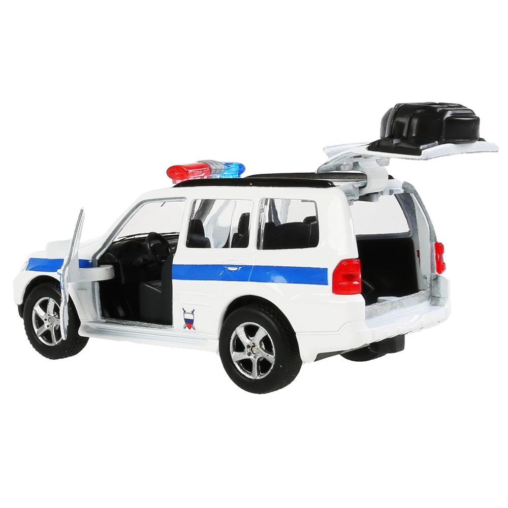 Машина Мицубиши Pajero – Полиция, 12 см, открываются двери, багажник инерционный механизм -WB) 