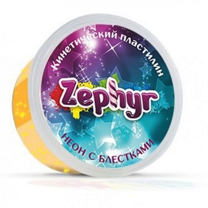 

Кинетический пластилин Zephyr неоновый-оранжевый, 0,15 кг.