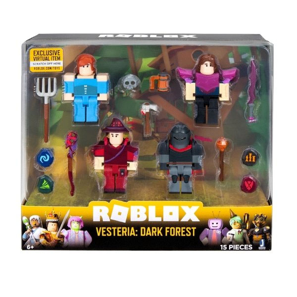 Игровой набор Roblox - Фигурки героев Vesteria: Dark Forest 4 штуки с аксессуарами  