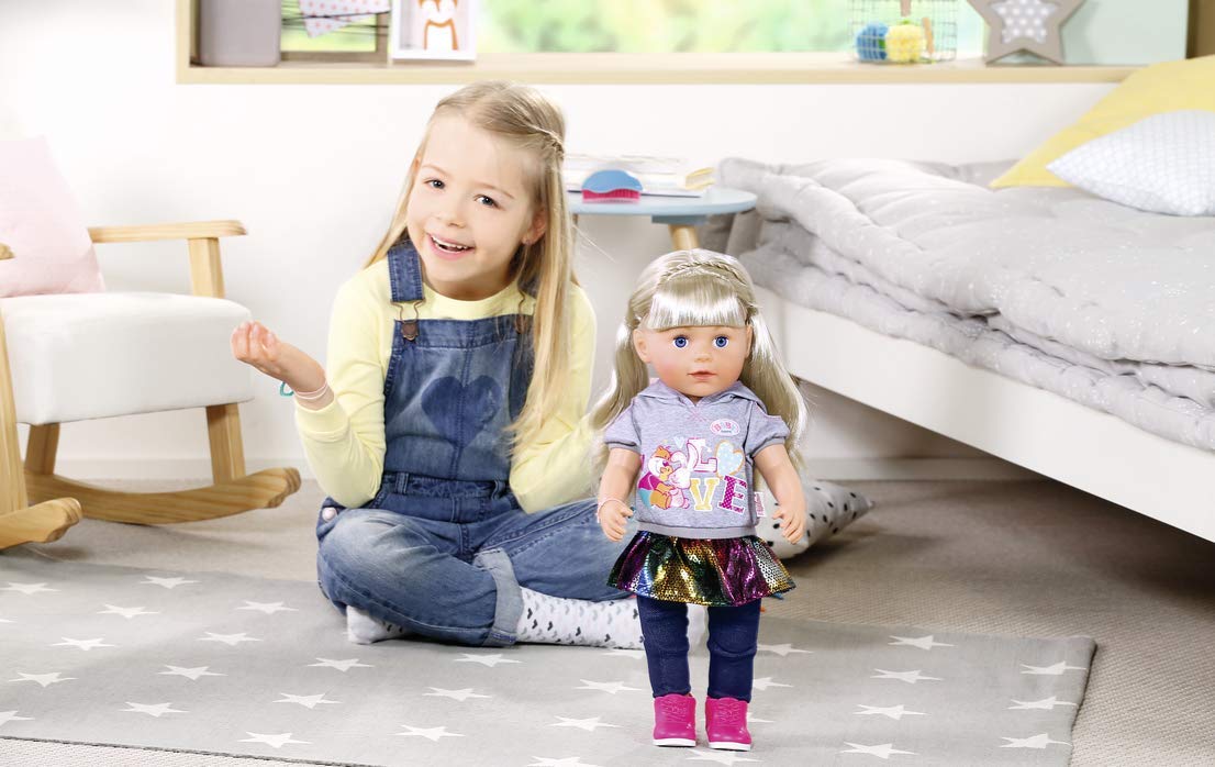 Интерактивная кукла Baby Born Сестричка-модница блондинка, 43 см., 2019г.  