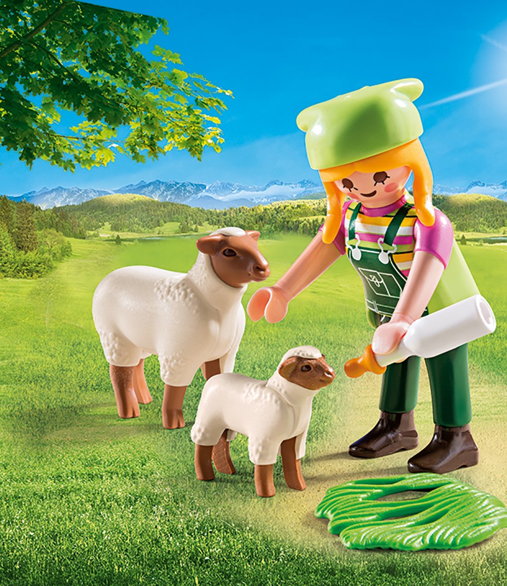 

Конструктор Playmobil: Фермер с овцами