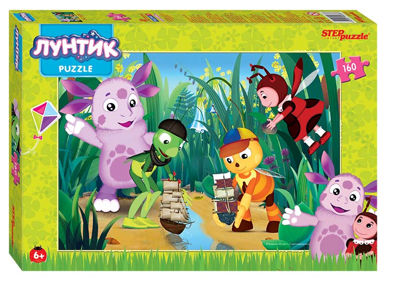 

Пазл – Лунтик, 160 деталей