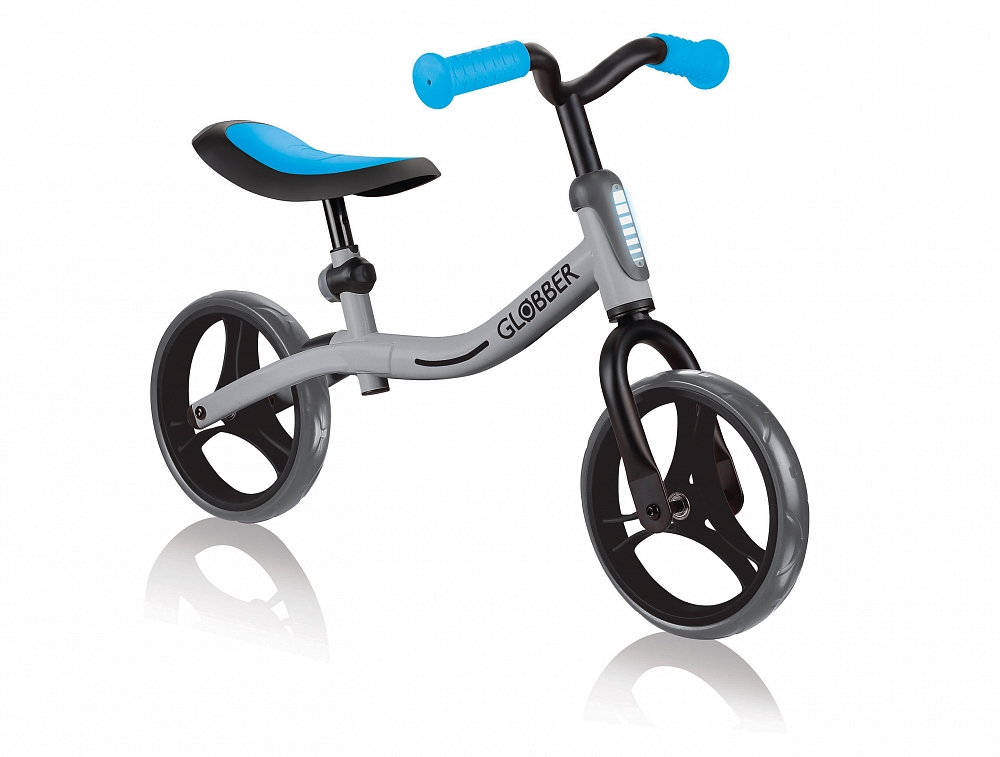 

Беговел Go Bike, серо-голубой