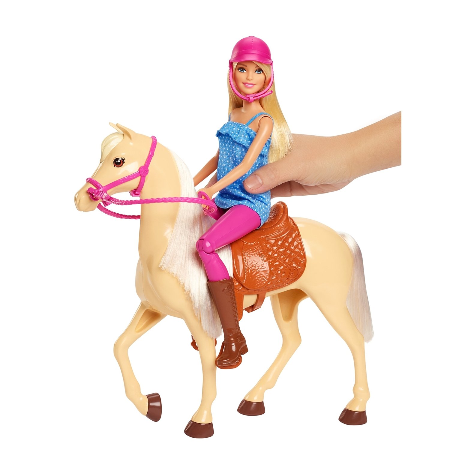 Игровой набор Barbie® - Наездница и лошадь  