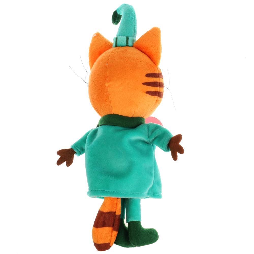 Мягкая озвученная игрушка - Три Кота - Компот в зимней одежде, 16 см  