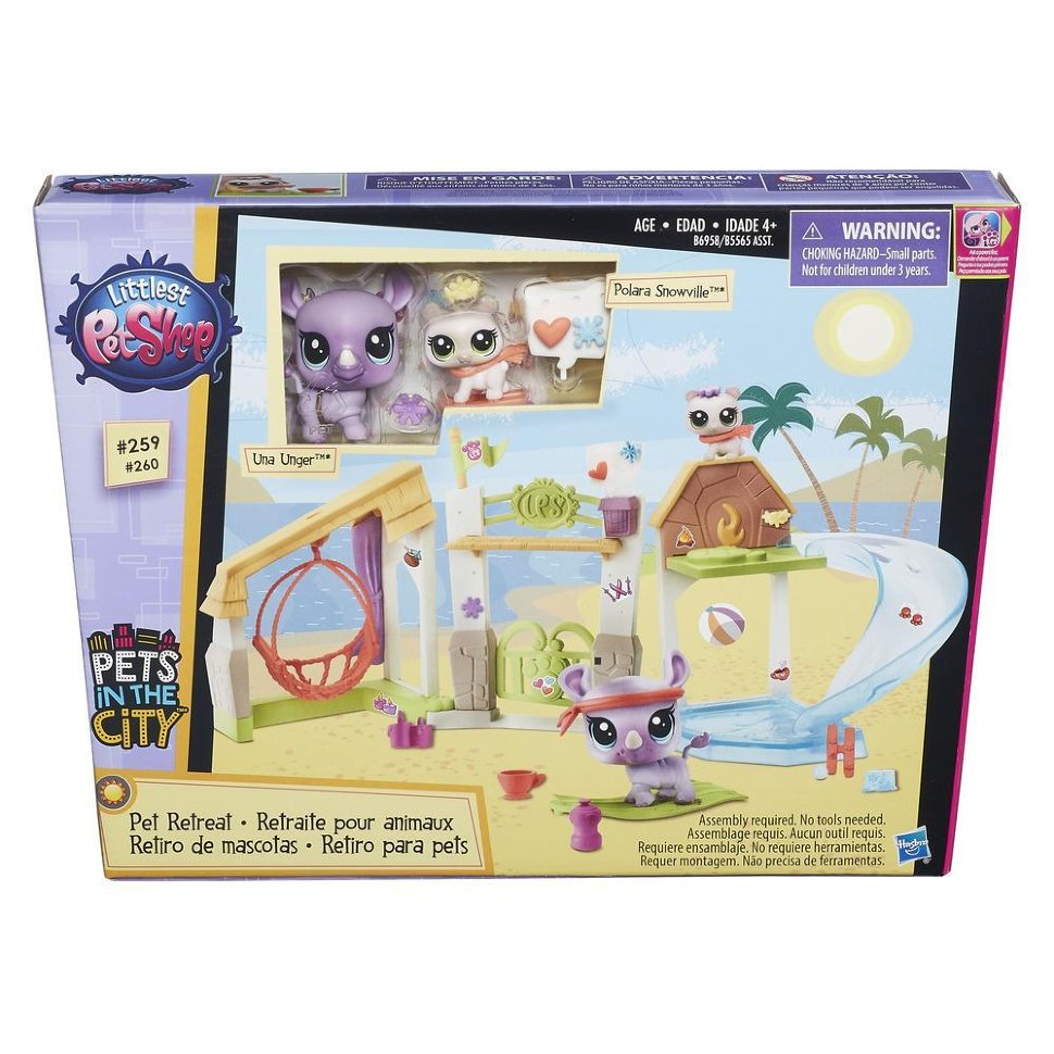 Littlest Pet Shop. Набор - Парк отдыха, серия Pets in the City   